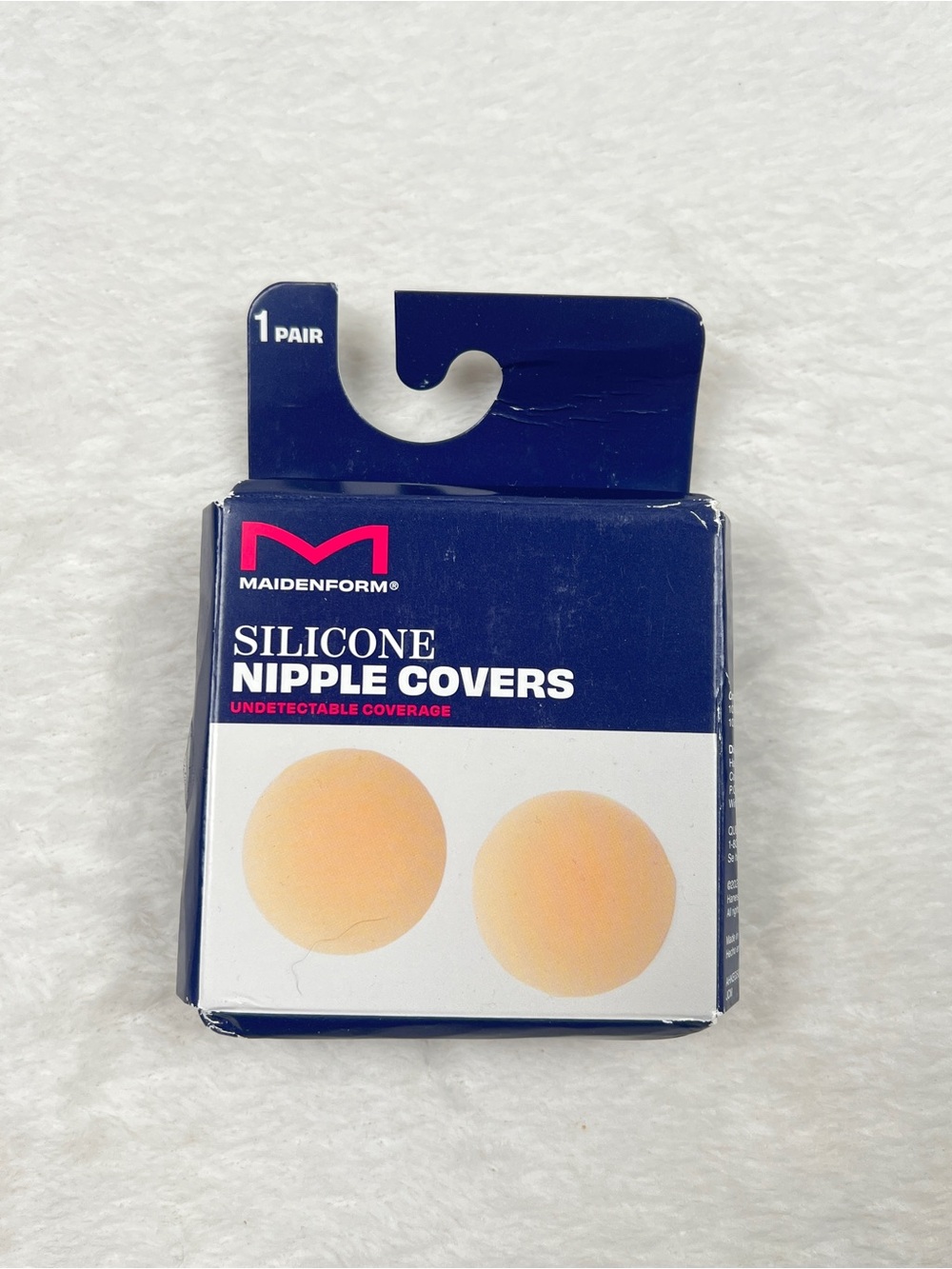 Maidenform Silicone Nipple Covers Undetectable Coverage Reusable OS Nude NIB